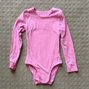 TONES Girls Bubblegum Pink Bodysuit – Size 5T